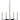Framburg Jessica 5 - Light Brushed Nickel/Matte Black Dining Chandelier 5355 BN/MBLACK