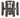 Framburg Modern Farmhouse 4 - Light Matte Black Flush Mount 5372 MBLACK
