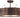 Framburg Oracle 4 - Light Roman Bronze with Ebony Accents Flush Mount 5394 RB/EB