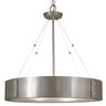 Framburg Oracle 4 - Light Satin Pewter with Polished Nickel Accents Dining Chandelier 5395 SP/PN