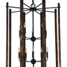 Framburg Modern Farmhouse 10 - Light Matte Black Foyer Chandelier 5408 MBLACK