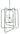 Framburg Montrose 9 - Light Satin Pewter With Matte Black Foyer Chandelier 5429 SP/Mblack