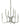 Framburg Heidleberg 8 - Light Satin Pewter Dining Chandelier 5488 SP