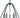 Framburg Triangulum 5 - Light Matte Black Dining Chandelier 5515 MBLACK