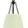 Framburg Bistro 4 - Light Matte Black Mini Chandelier 5604 MBLACK