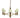 Framburg Hampton 6 - Light Antique Brass and Matte Black Dining Chandelier 5636 AB/MBLACK