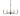Framburg Heidelberg 5 - Light Iron Dining Chandelier 5640 IRON