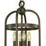 Framburg Heidelberg 4 - Light Iron Mini Chandelier 5644 IRON