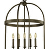 Framburg Heidelberg 5 - Light Iron Foyer Chandelier 5645 IRON