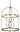 Framburg Heidelberg 8 - Light Satin Pewter Foyer Chandelier 5648 SP