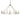 Framburg Midtown 12 - Light Brushed Nickel Dining Chandelier 5652 BN