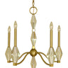 Framburg Vivian 5 - Light Brushed Brass Dining Chandelier 5665 BR