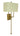 Framburg Sconces 2 - Light Brushed Brass Wall Sconce 5674 BR