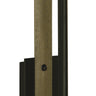 Framburg Sconces 1 - Light Matte Black and Brushed Nickel Wall Sconce 5678 MBLACK/BN