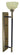 Framburg Sconces 1 - Light Polished Nickel and Matte Black Wall Sconce 5679 PN/MBLACK