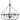 Framburg West Town 6 - Light Matte Black Dining Chandelier 5686 MBLACK