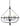 Framburg West Town 6 - Light Matte Black Dining Chandelier 5686 MBLACK