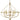 Framburg West Town 8 - Light Brushed Brass Foyer Chandelier 5688 BR