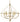 Framburg West Town 8 - Light Brushed Brass Foyer Chandelier 5688 BR