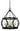 Framburg Amelia 4 - Light Matte Black/Satin Pewter Dining Chandelier 5704 MBLACK/SP