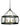 Framburg Amelia 5 - Light Matte Black/Satin Brass Dining Chandelier 5705 MBLACK/SB
