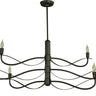 Framburg Telluride 6 - Light Iron Dining Chandelier 5720 IRON