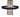 Framburg Iris 5 - Light Brush Brass Matte Black Flush Mount 5732 BR/MBLACK