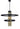 Framburg Iris 5 - Light Matte Black Foyer Chandelier 5738 MBLACK