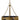 Framburg Eden 6 - Light Brush Brass Matte Black Chandelier 5746 BR/MBLACK