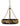 Framburg Eden 6 - Light Brush Brass Matte Black Chandelier 5746 BR/MBLACK