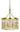 Framburg Holly 6 - Light Brushed Brass Dining Chandelier 5755 BR