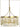 Framburg Holly 6 - Light Brushed Brass Dining Chandelier 5756 BR