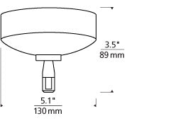 MonoRail 60W LED Surface Electronic Transformer | Visual Comfort Modern