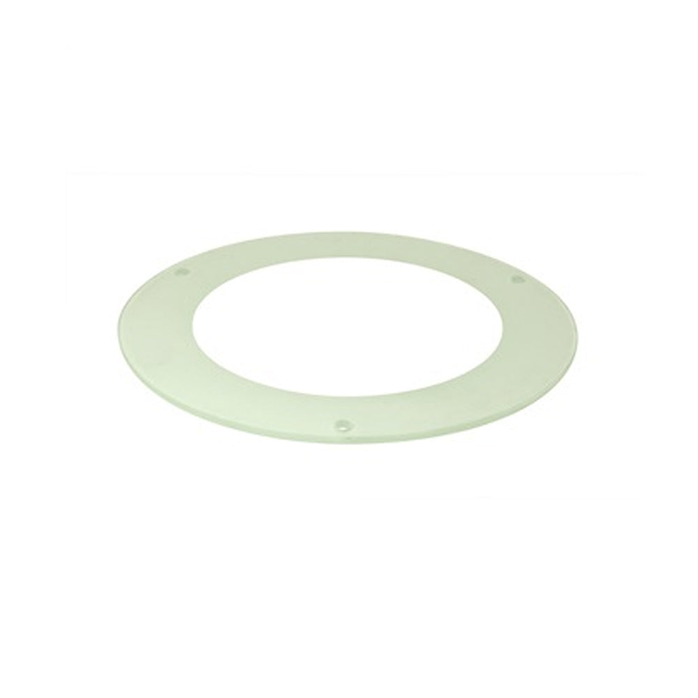 Nora Lighting 8" Tempered Frosted Glass with Clear Center