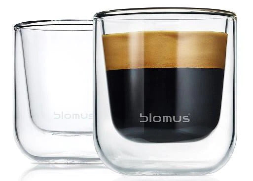Blomus Nero Glasses 3 Ounce Set of 2 63652