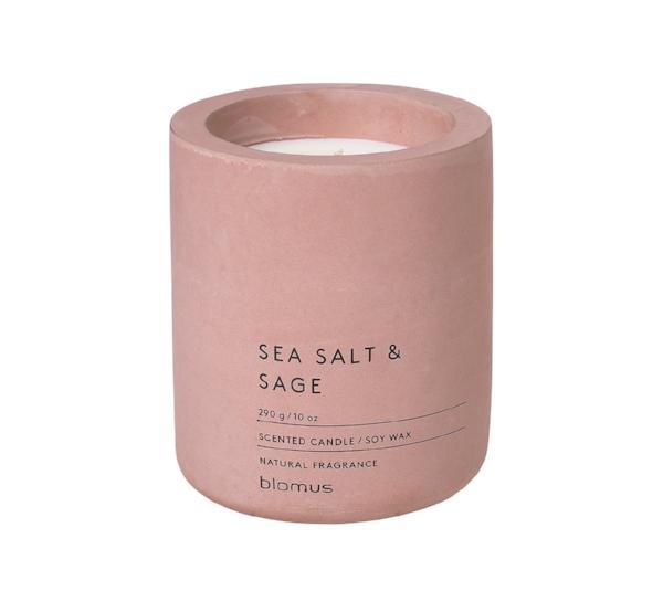 Blomus Fraga Withered Rose Candle Sea Salt Sage Scent Large 65656