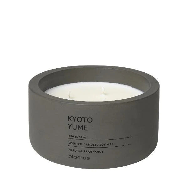 Blomus Fraga Candle 3 Wick Tarmac Kyoto Yume Scent 65962