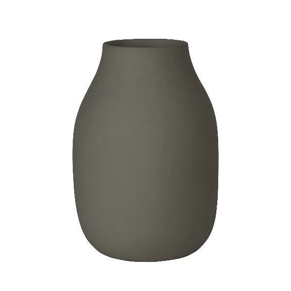Blomus Colora Porcelain Vase Steel Grey 66206