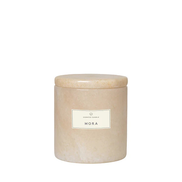 Blomus Frable Scented Candle Marble Container Small Mora Fragrance  66318