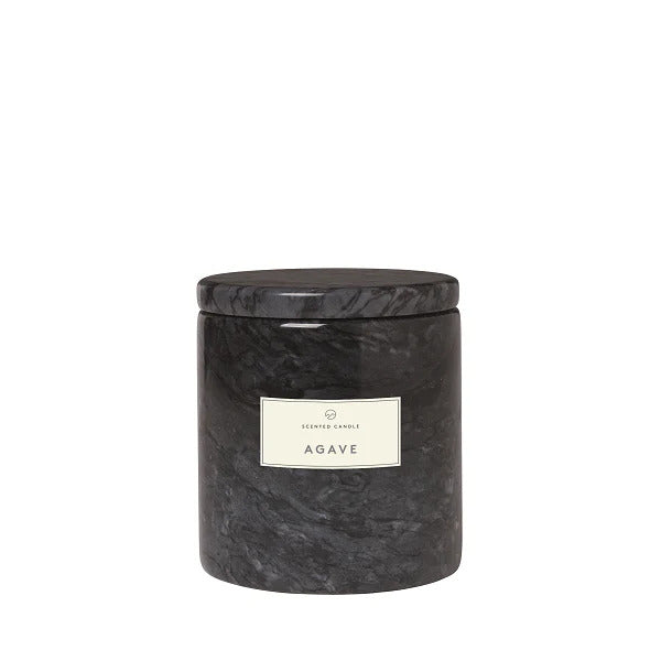 Blomus Frable Scented Candle Marble Container Agave Fragrance 69236