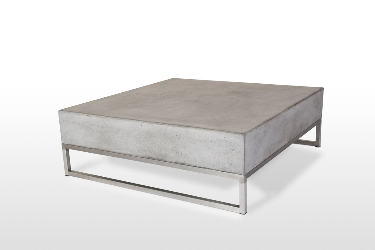 VIG Furniture Modrest Drake Square Concrete Coffee Table