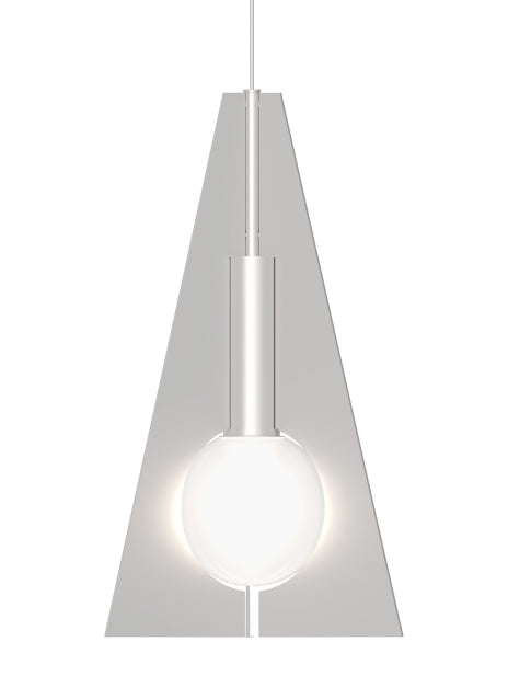 Mini Orbel Pyramid Pendant Light | Visual Comfort Modern