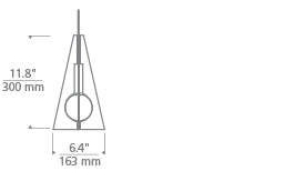 Tech Lighting Mini Orbel Pyramid Pendant
