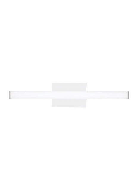 Lufe Square 24 Vanity Bath Light | Visual Comfort Modern