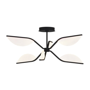 Sean Lavin Belterra 30 Inch LED Flush Mount Ceiling Light in Matte Black