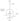 ech Lighting Calumn 6 Light Chandelier - sleek chandelier for contemporary homes