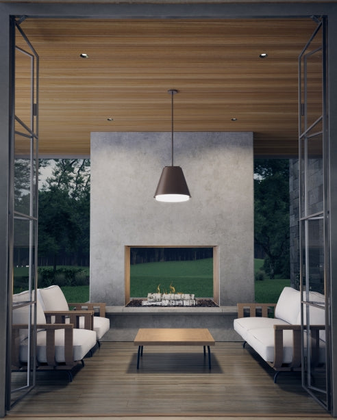Bowman Outdoor Pendant Light | Visual Comfort Modern
