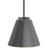 Bowman 12 Inch Weatherproof LED Pendant for Outdoor Patio Lighting, Charcoal