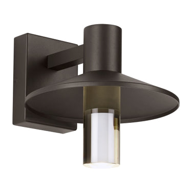 Modern Industrial Outdoor Wall Light | ASH 10 | Bronze