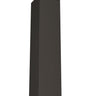 Adjustable LED outdoor wall sconce with up and down lighting and modern architectural design